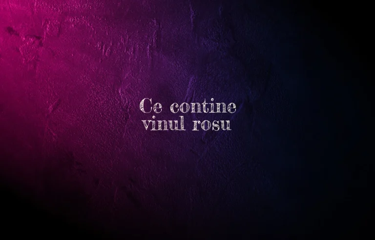 ce contine vinul rosu
