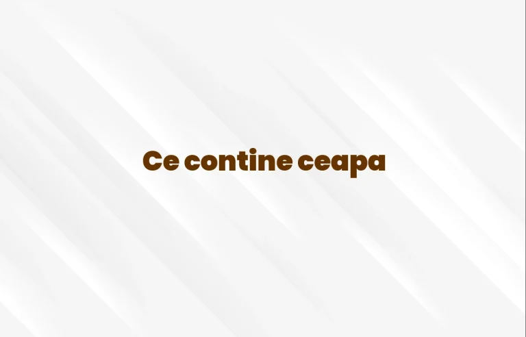 ce contine ceapa